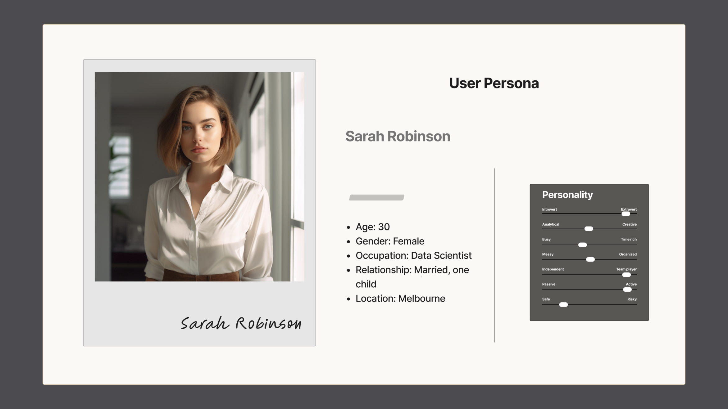 RSPCA User Persona